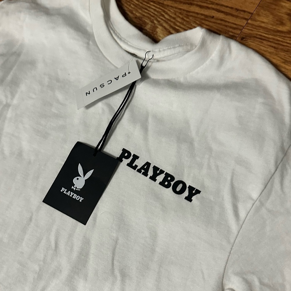🆕 Playboy By PacSun Articles T-Shirt Size Small - Picture 5 of 8
